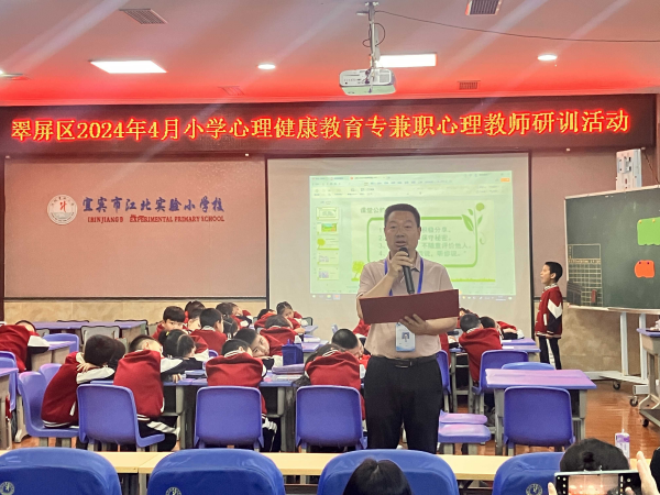 教研花开促交流 以“心”育人共芬芳——记翠屏区2024年4月小学心理健康教育专兼职心理教师研训活动