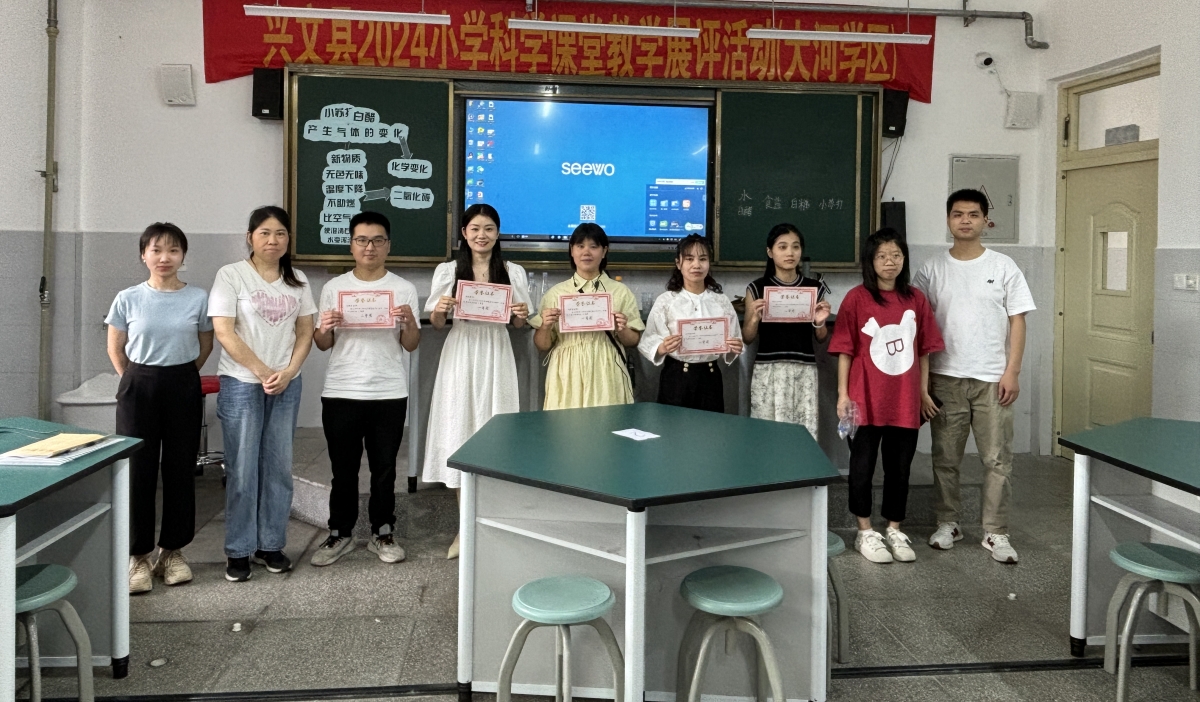 落实以学定教  打造高效课堂     ——大河学区开展兴文县2024年小学科学课堂教学展评活动