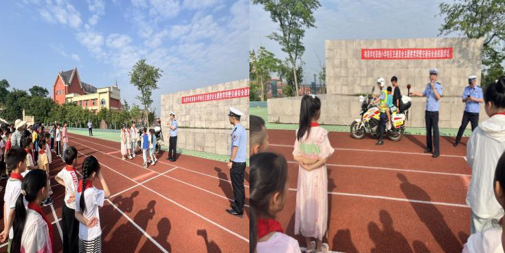 安全与教育并重    健康与成长同行  ——叙州区柏溪学校喜捷小学校区开展交通安全进校园活动
